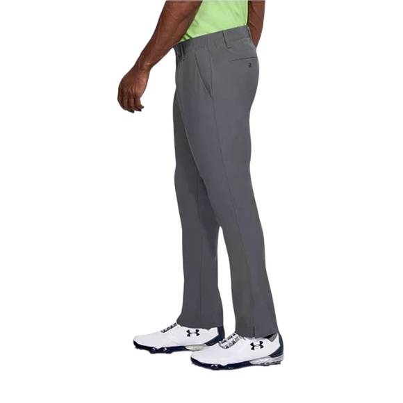 Under Armour EUC Thread Borne Gray Flat Front Straight Leg Golf Pants 40/32 - Picture 4 of 11